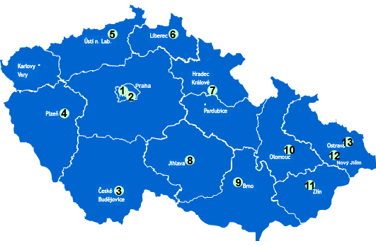 Síť komplexních onkologických center v České republice