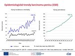 Epidemiologické trendy karcinomu penisu (C60): incidence, mortalita a prevalence – absolutní počty