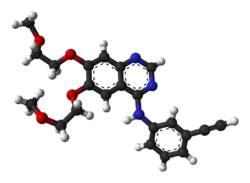 3D structure of erlotinib (source: Wikimedia Commons)