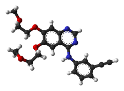 3D struktura erlotinibu (zdroj: Wikimedia Commons)