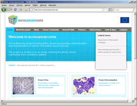 Eurocancercoms: nový projekt usilující o zlepšení komunikace a šíření informací o onkologické problematice napříč Evropou