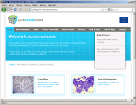 Eurocancercoms: a new project looking at the issues surrounding communication and dissemination of cancer information across Europe