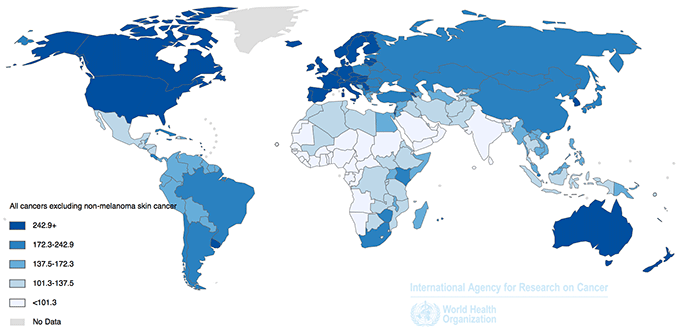 GLOBOCAN 2012: Estimated Cancer Incidence, Mortality and Prevalence Worldwide in 2012