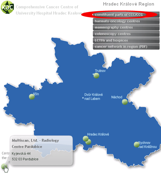 The Complex Cancer Centre in Hradec Kralove now cooperates with the Radiology Centre Multiscan, Ltd. in Pardubice Region.