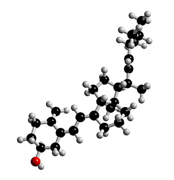 3D struktura vitamínu D (zdroj: 3dchem.com)