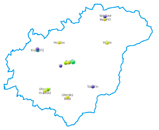 kliknutím přejdete na interaktivní mapu onkologické péče ve Zlínském kraji