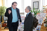 Prof Zaloudik showed Prof Luzzatto round the Masaryk Memorial Cancer Institute
