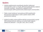 HPV-asociovaná (HPV pozitivní) nádorová onemocnění: souhrn