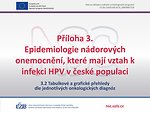 3.2: Tabulkové a grafické přehledy dle jednotlivých onkologických diagnóz