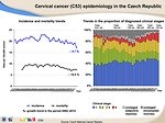Fig. 11: Cervical cancer (C53) epidemiology in the Czech Republic